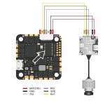 HOT Foxeer Reaper F745 AIO V4 MPU6000 45A BLS 2-6S Dshot ESC F7 Flight Controller for CADDX HD VTX 25.5x25.5mm Racing Drone
